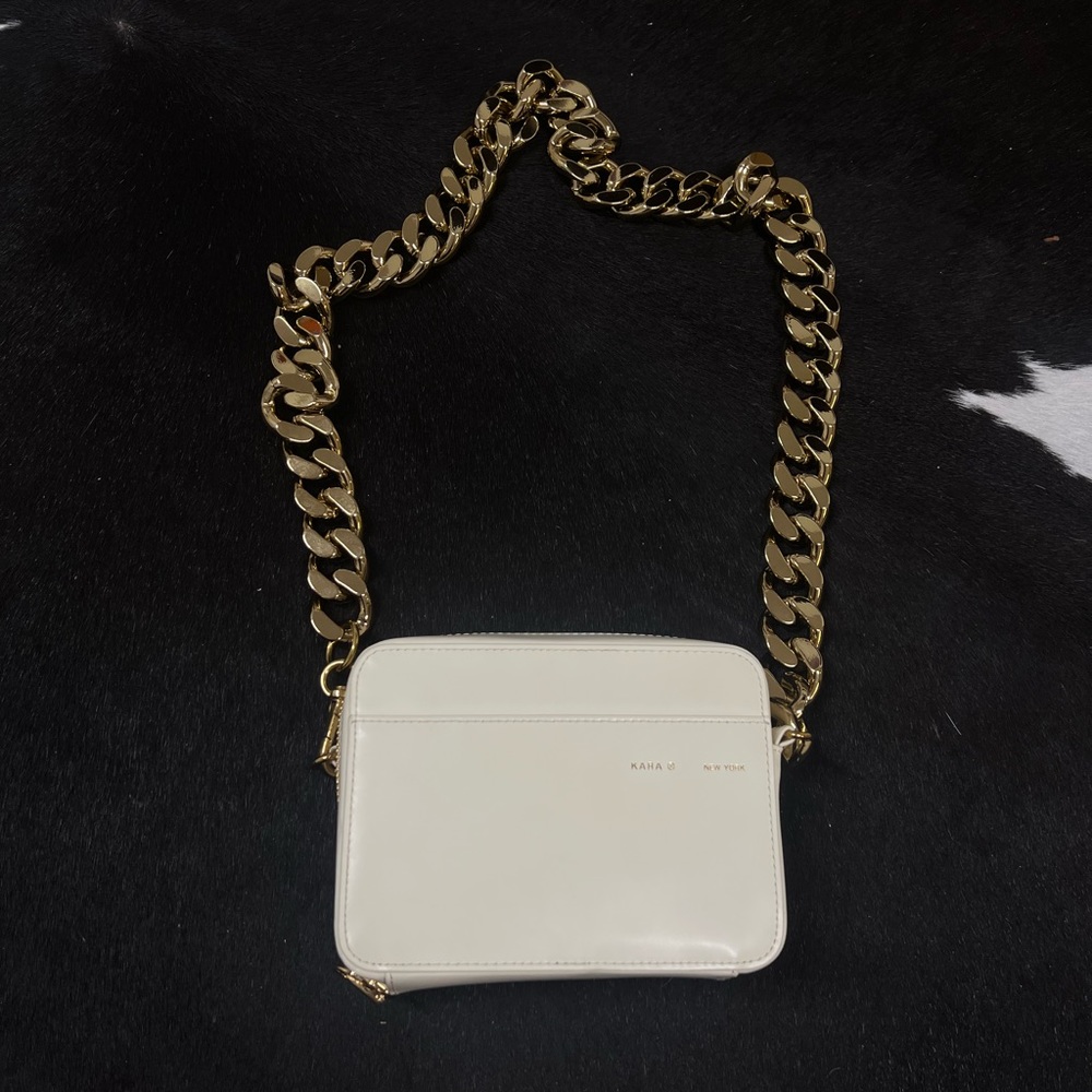 KARA Beige Camera Bag